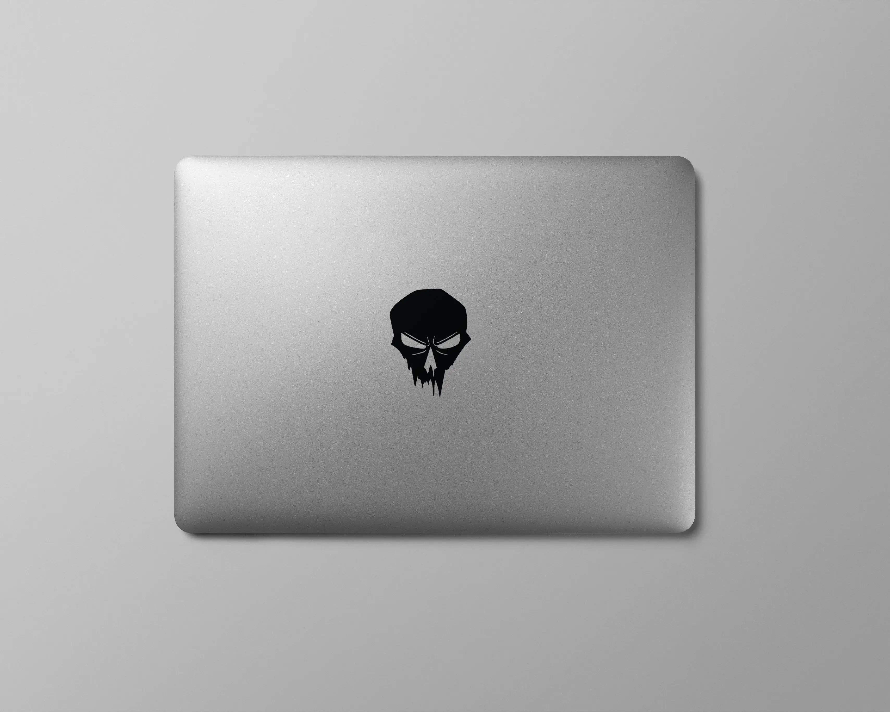 Totenkopf Aufkleber Set (4 Stück) – Wasserfeste Vinyl Sticker für Auto, Motorrad, Helm & Laptop Prakto