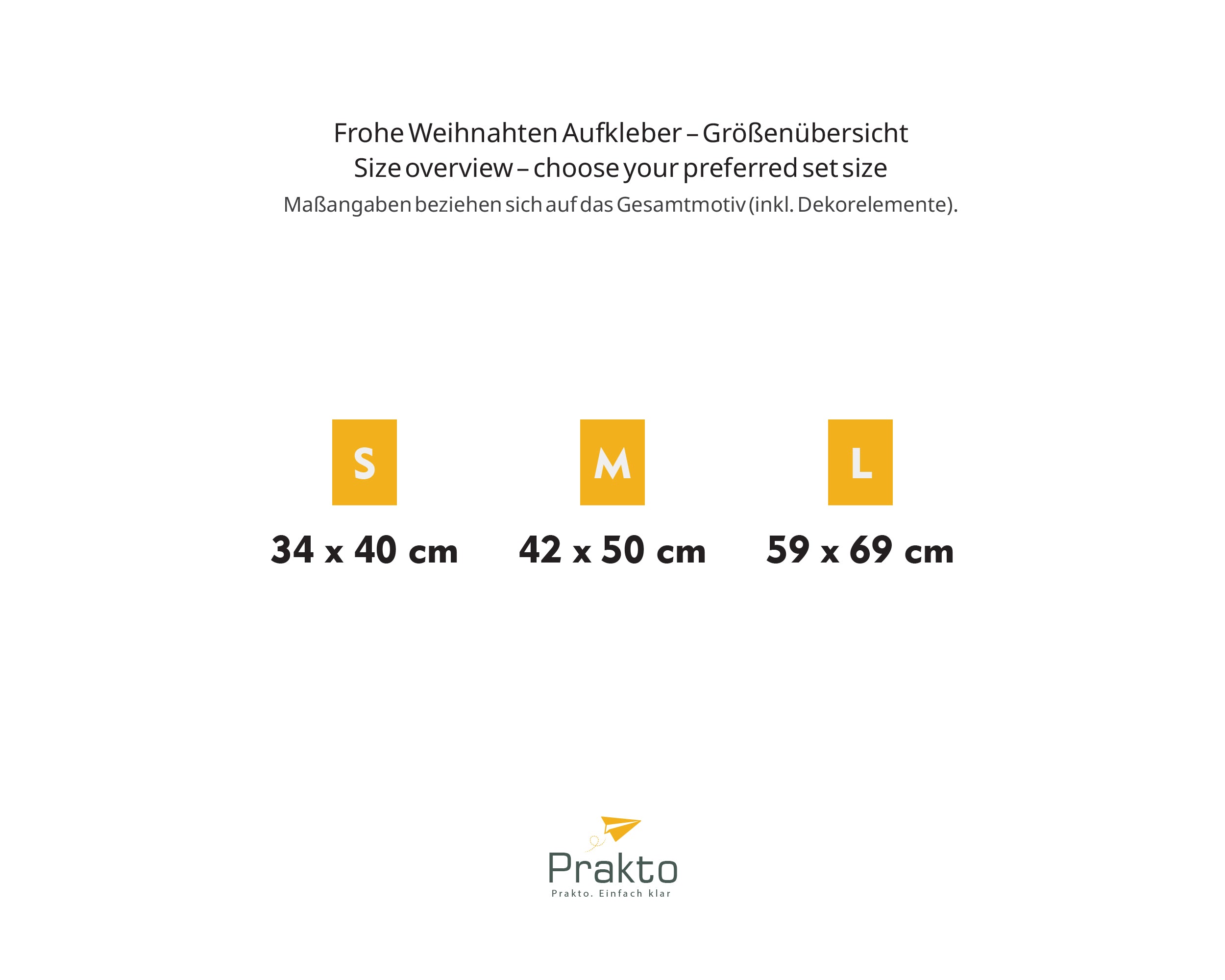 Frohe Weihnachten Wandtattoo – Weihnachtsdeko Vinyl Aufkleber für Tür, Wand & Fenster