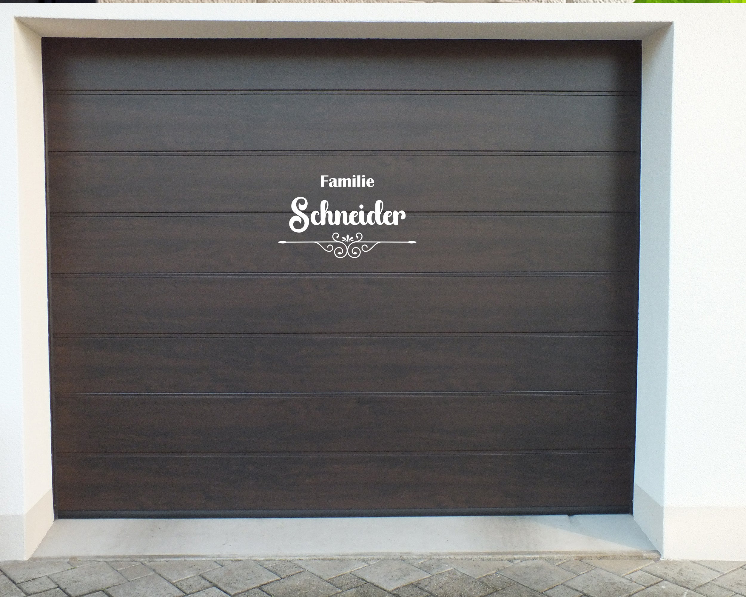 Personalisierter Familienname Aufkleber – Tür, Briefkasten & Wand – Premium Vinyl