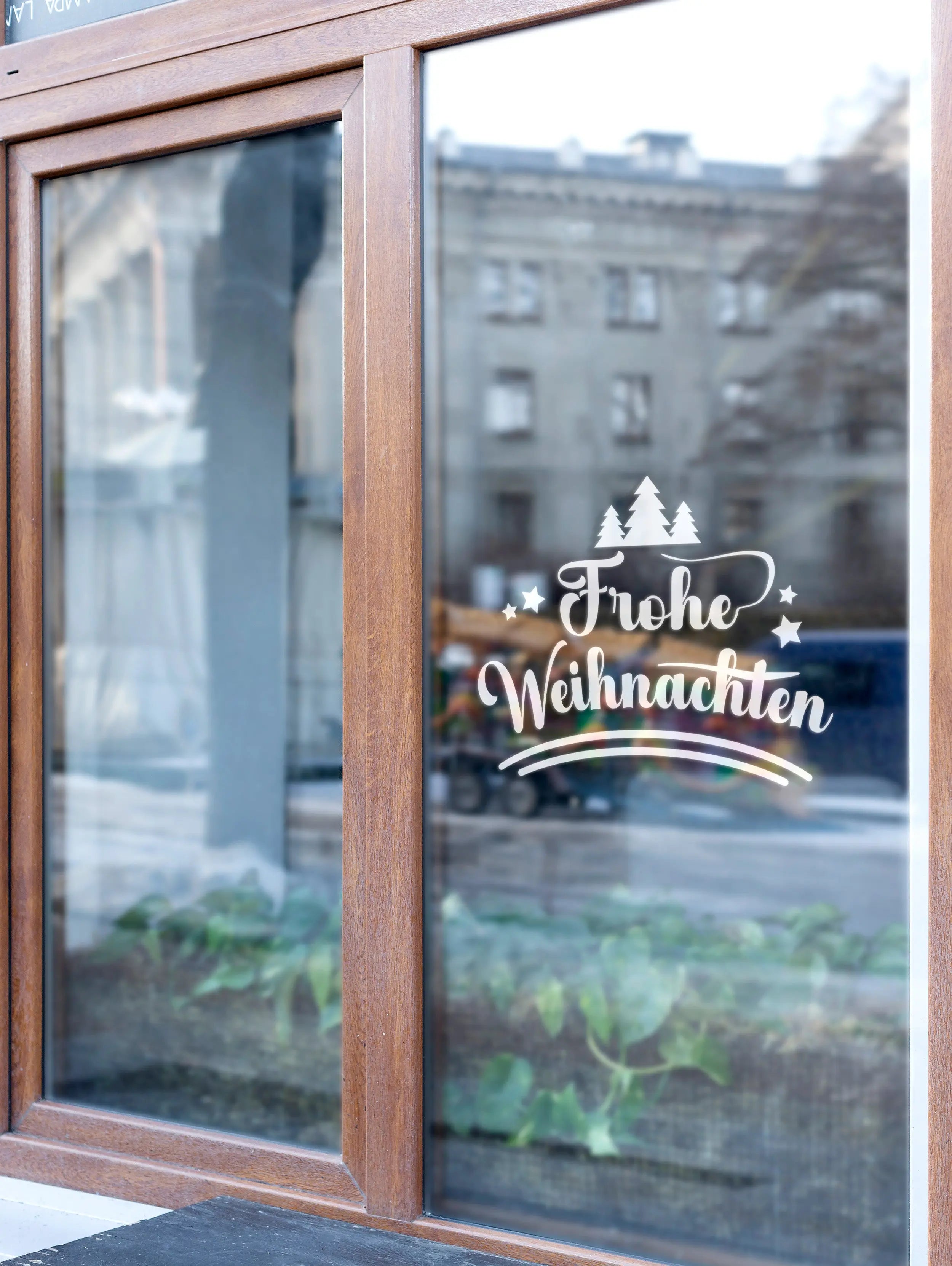 Frohe Weihnachten Wandtattoo – Weihnachtsaufkleber für Tür, Fenster & Wand – Vinyl Weihnachtsdeko Prakto