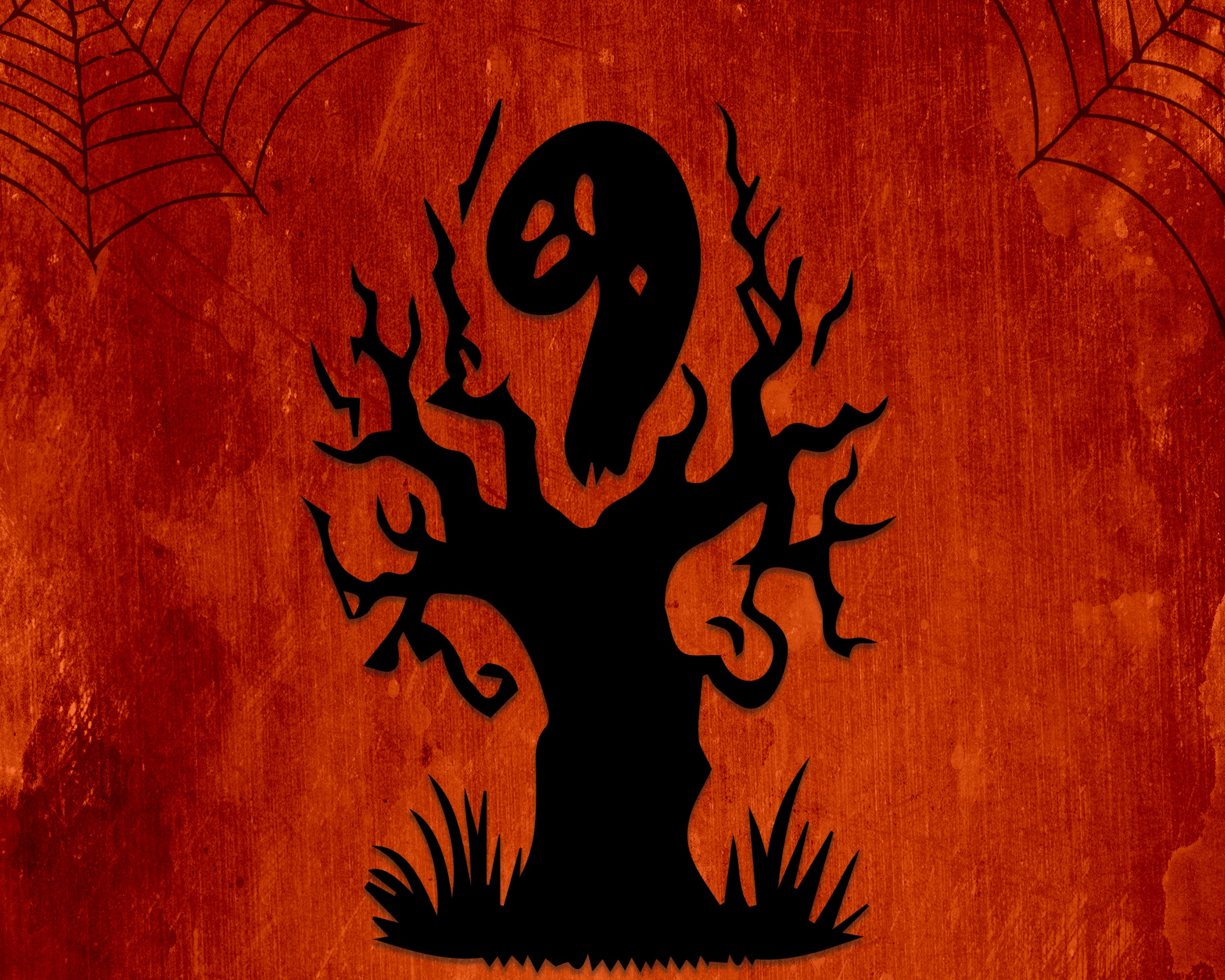 Spooky Halloween Fenster-Aufkleber Set – Hexe, Schloss & Baum – Gruselige Vinyl Deko für Glas & Wand