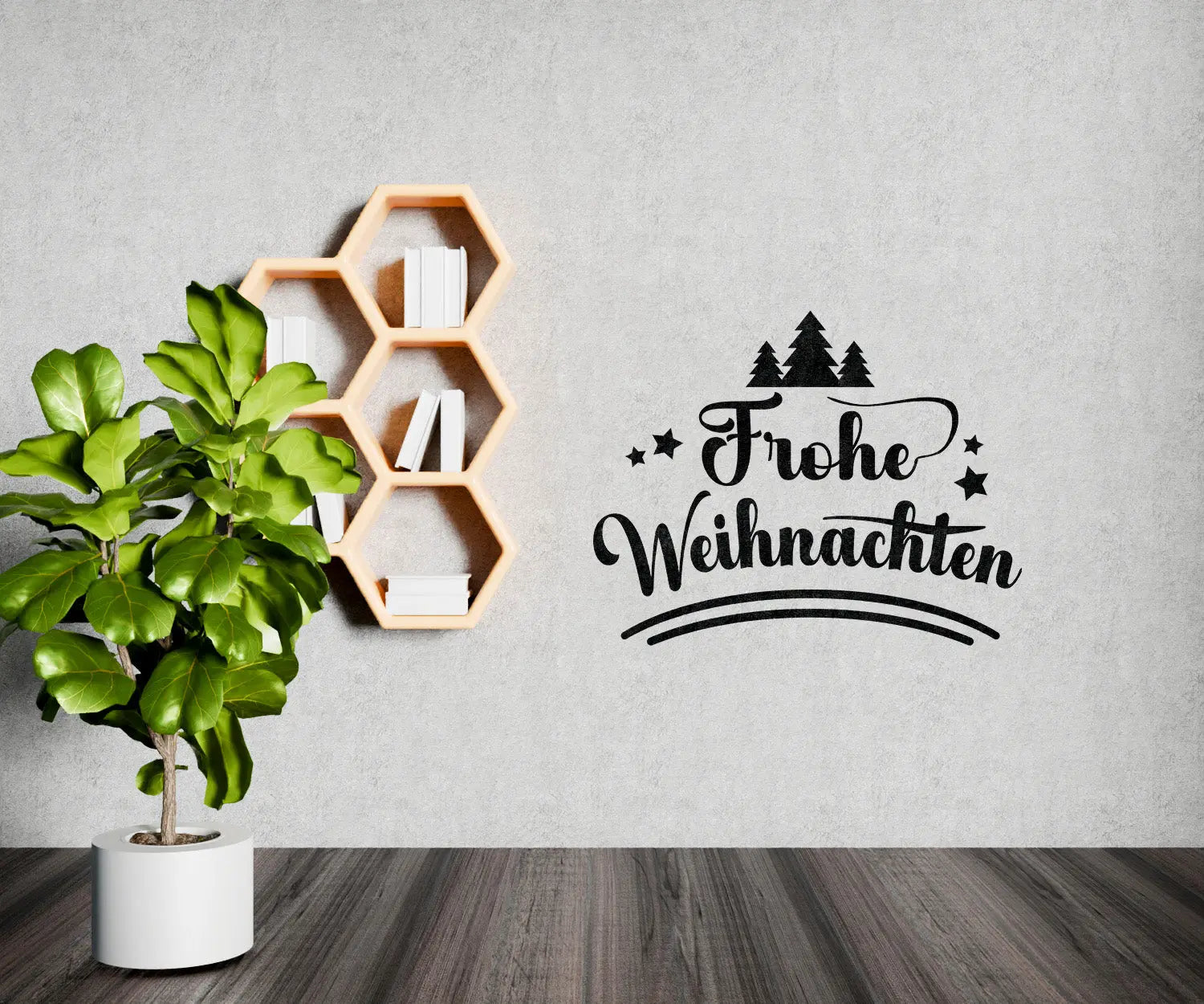 Frohe Weihnachten Wandtattoo – Weihnachtsaufkleber für Tür, Fenster & Wand – Vinyl Weihnachtsdeko Prakto