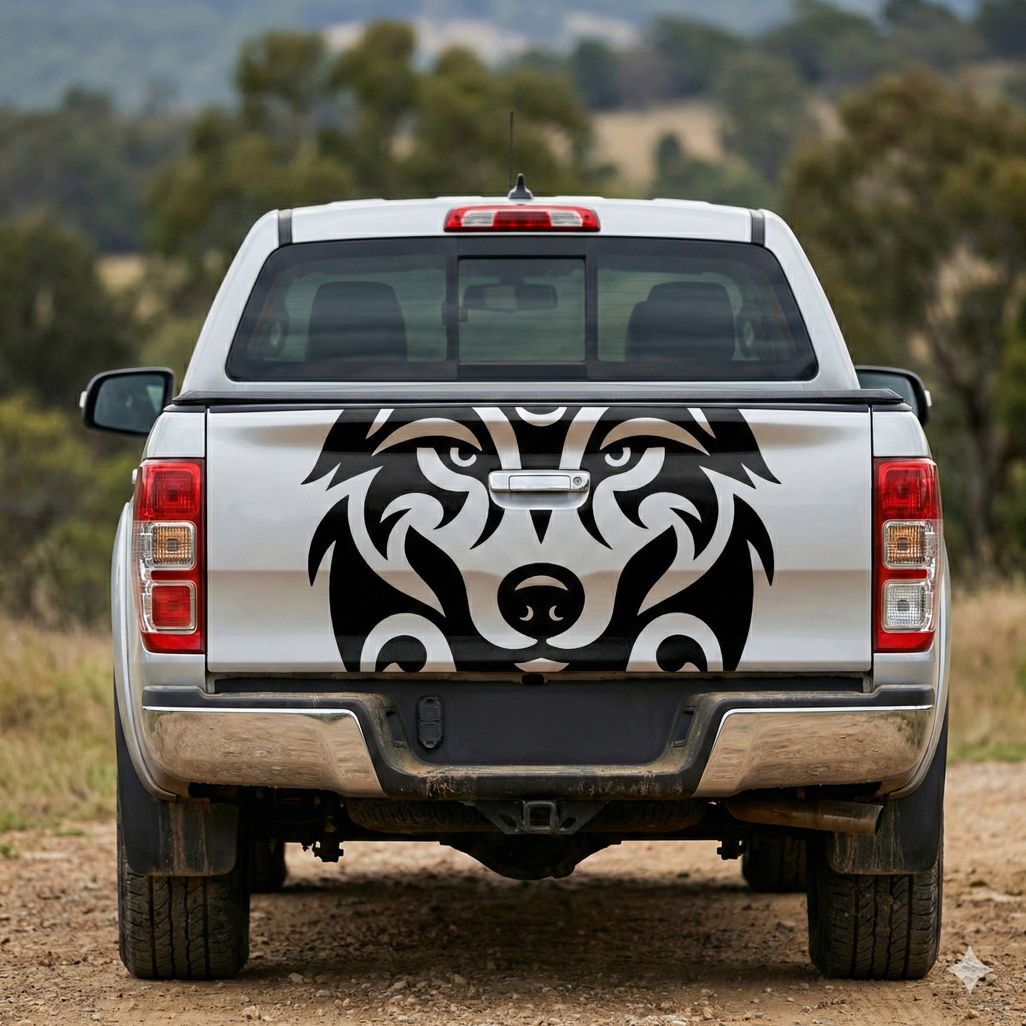 Wolf Head Vinyl Sticker – Premium Wolf Aufkleber for Car, Camper Van, Motorcycle, Laptop & Wall